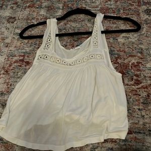 Cute white tank top!